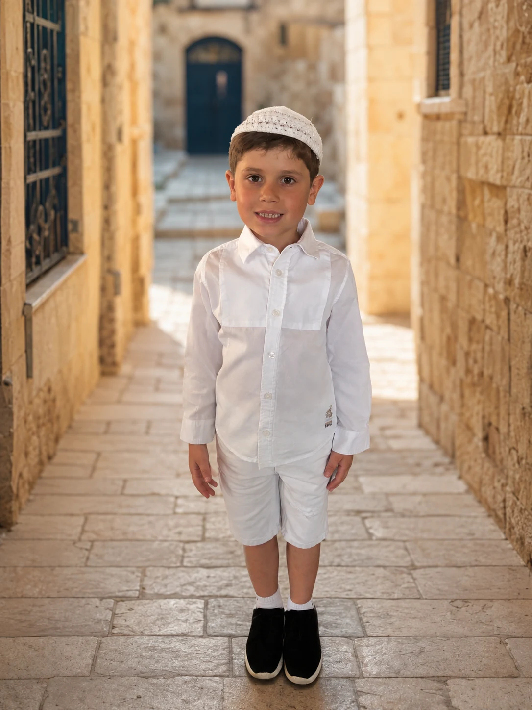 Ishay enfant, grandissant en Israël