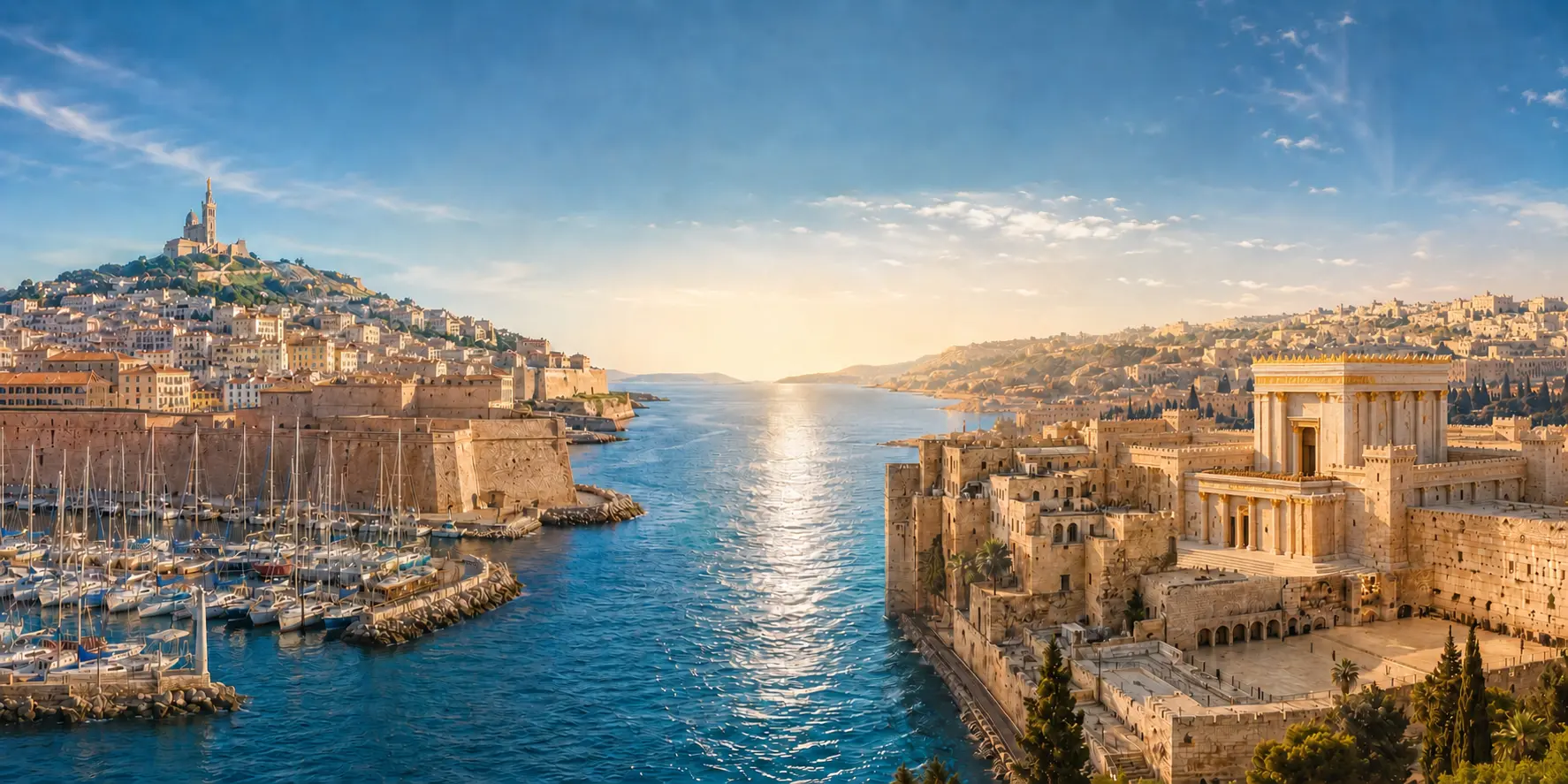 De Marseille à Jérusalem par la Méditerranée
